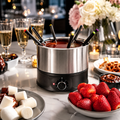 Meravinoe™ GatherGlow Chocolate Fondue Station